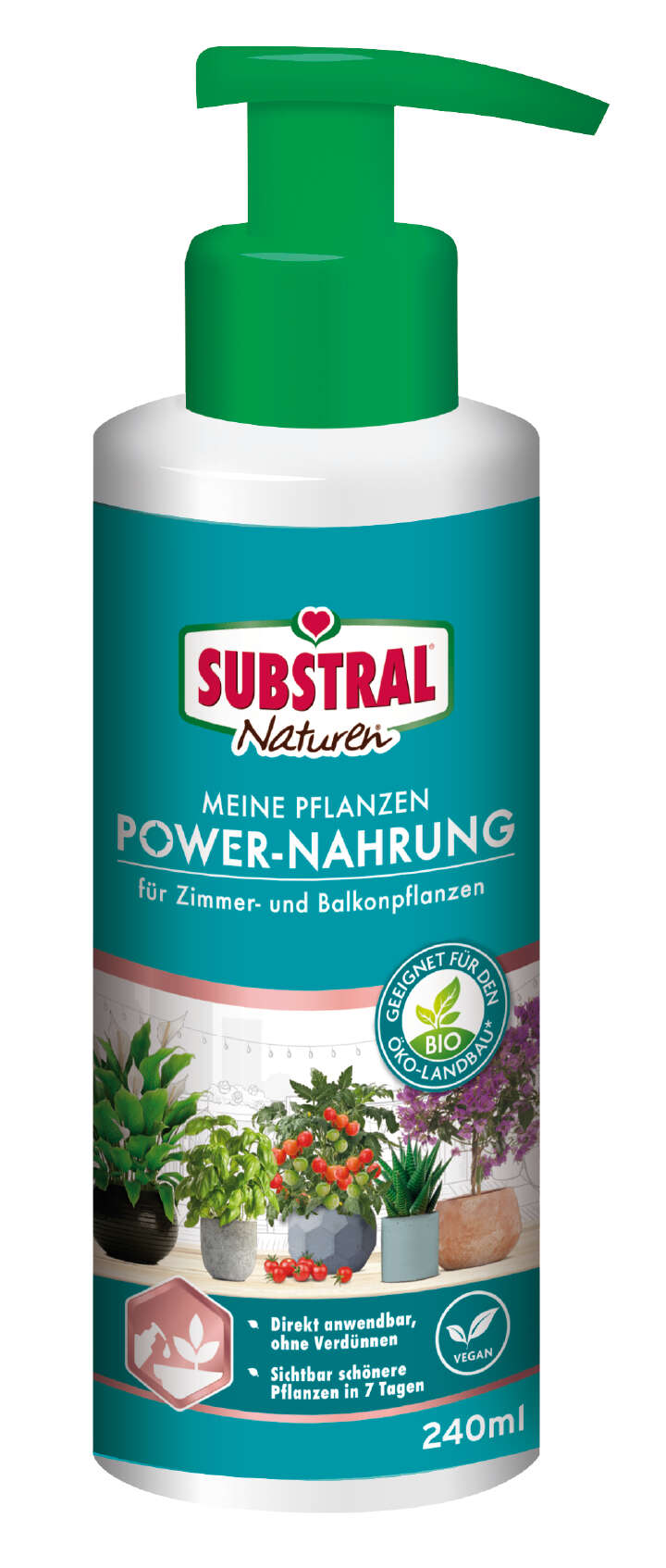 SUBSTRAL Meine Pflanzen Power Nahrung Zimmer- + Balkonpflanzen